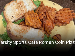 Varsity Sports Cafe Roman Coin Pizza