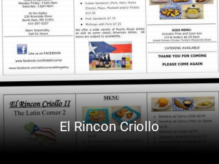 El Rincon Criollo