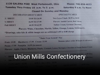 Union Mills Confectionery