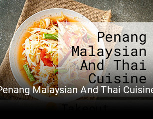 Penang Malaysian And Thai Cuisine