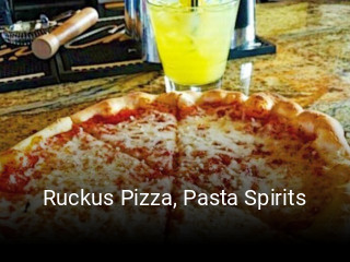 Ruckus Pizza, Pasta Spirits