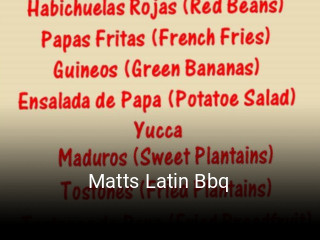 Matts Latin Bbq
