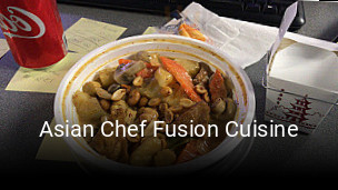 Asian Chef Fusion Cuisine