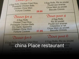 china Place restaurant