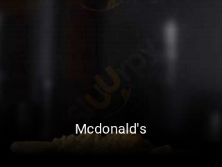 Mcdonald's