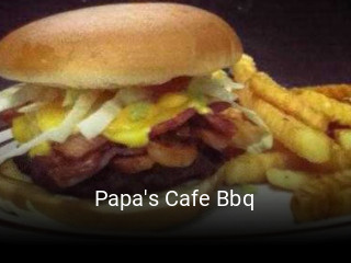 Papa's Cafe Bbq