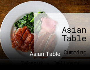 Asian Table