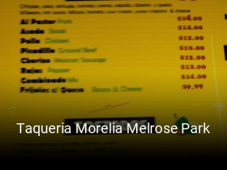 Taqueria Morelia Melrose Park