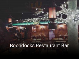 Boondocks Restaurant Bar