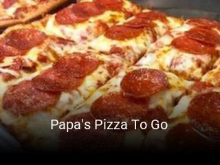 Papa's Pizza To Go