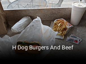 H Dog Burgers And Beef