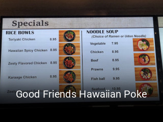 Good Friends Hawaiian Poke