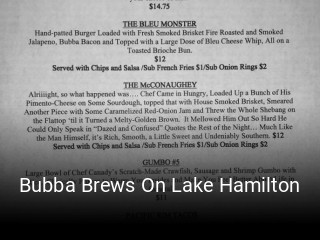 Bubba Brews On Lake Hamilton