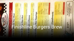 Finishline Burgers Brew