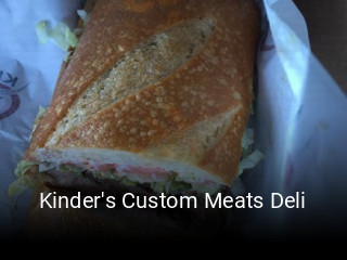 Kinder's Custom Meats Deli