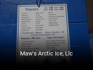 Maw's Arctic Ice, Llc