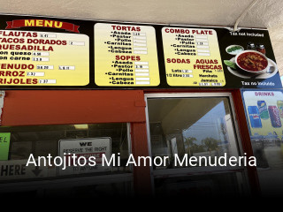 Antojitos Mi Amor Menuderia