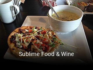 Sublime Food & Wine