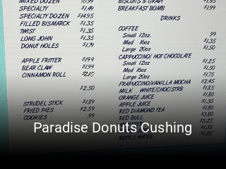 Paradise Donuts Cushing