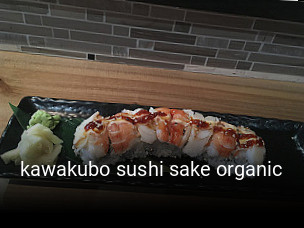 kawakubo sushi sake organic