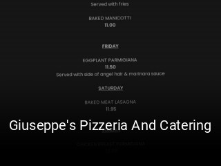 Giuseppe's Pizzeria And Catering