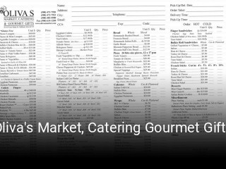 Oliva's Market, Catering Gourmet Gifts