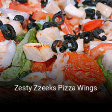 Zesty Zzeeks Pizza Wings