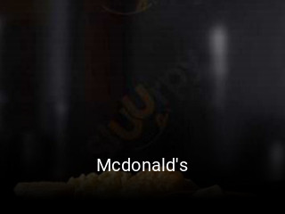 Mcdonald's