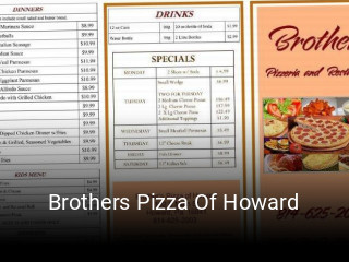 Brothers Pizza Of Howard