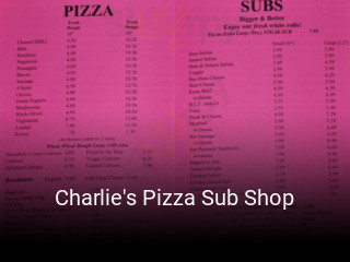 Charlie's Pizza Sub Shop