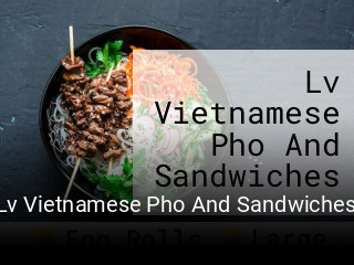 Lv Vietnamese Pho And Sandwiches