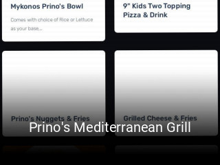 Prino's Mediterranean Grill