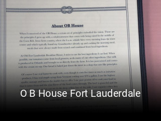 O B House Fort Lauderdale