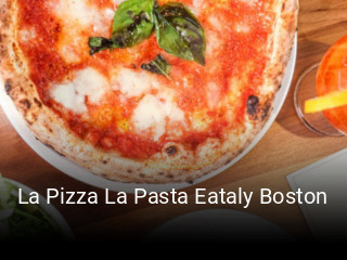 La Pizza La Pasta Eataly Boston