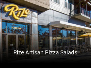 Rize Artisan Pizza Salads