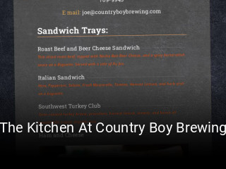 The Kitchen At Country Boy Brewing