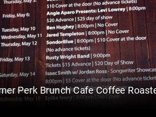 Corner Perk Brunch Cafe Coffee Roasters