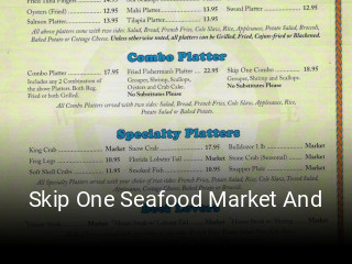 Skip One Seafood Market And