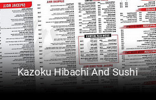 Kazoku Hibachi And Sushi