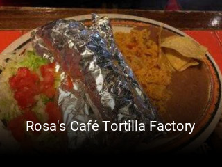 Rosa's Café Tortilla Factory