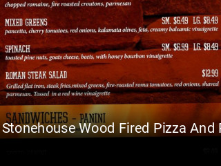 The Stonehouse Wood Fired Pizza And Pasteria