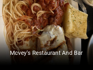 Mcvey's Restaurant And Bar