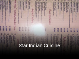 Star Indian Cuisine