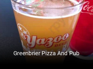 Greenbrier Pizza And Pub