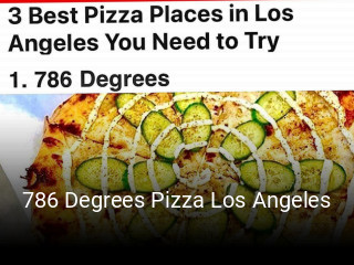 786 Degrees Pizza Los Angeles