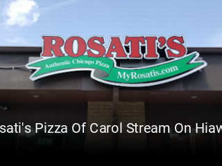 Rosati's Pizza Of Carol Stream On Hiawatha