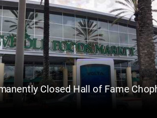 Permanently Closed Hall of Fame Chophouse