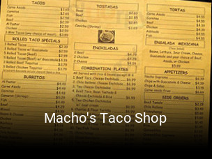 Macho's Taco Shop