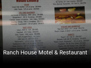 Ranch House Motel & Restaurant