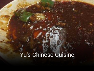 Yu's Chinese Cuisine